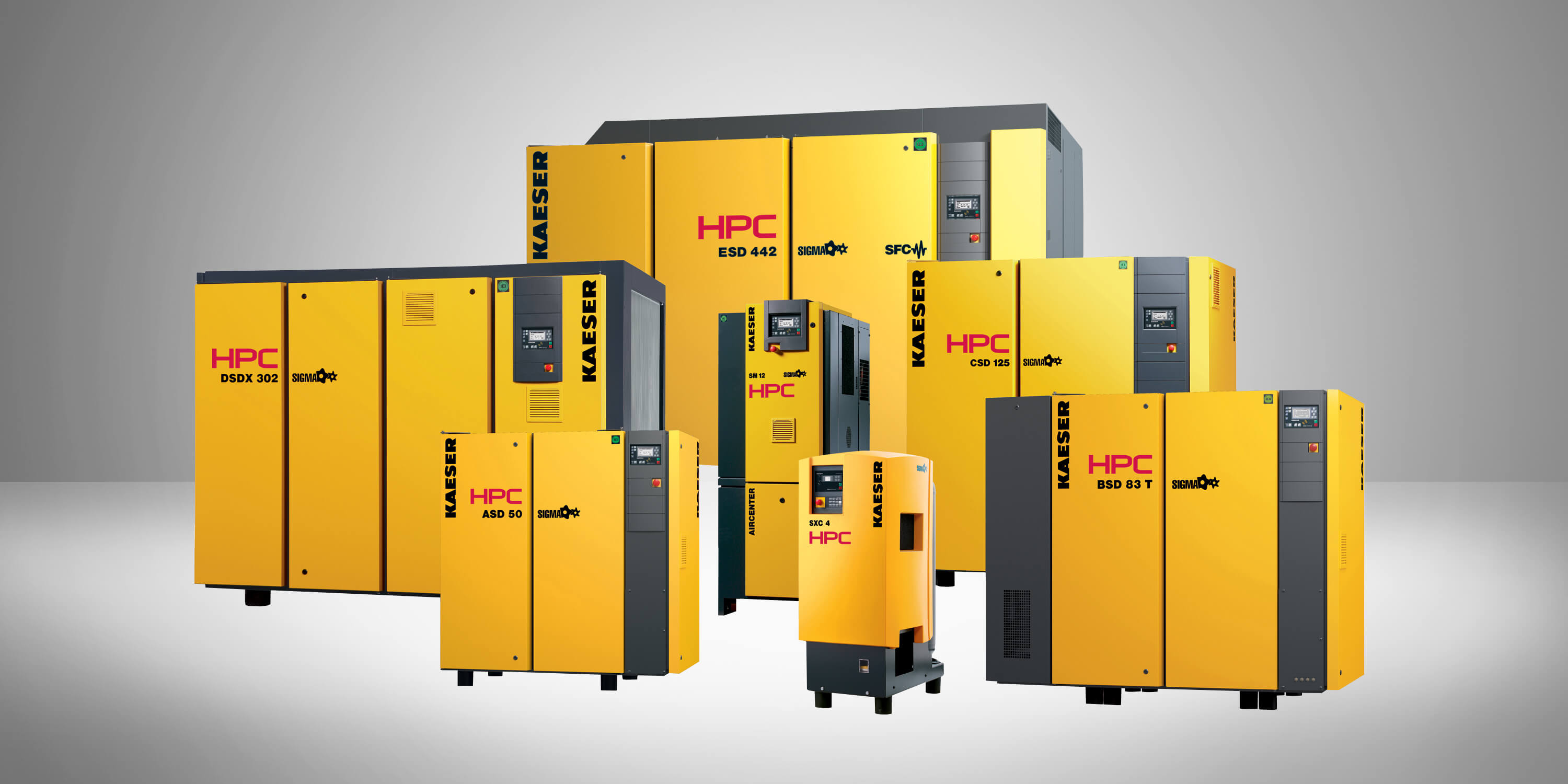 HPC Compressors - 9.2 to 2020 CFM (2.2 – 315kW)